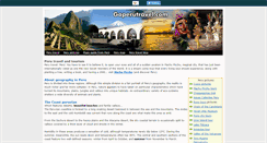 Desktop Screenshot of goperutravel.com